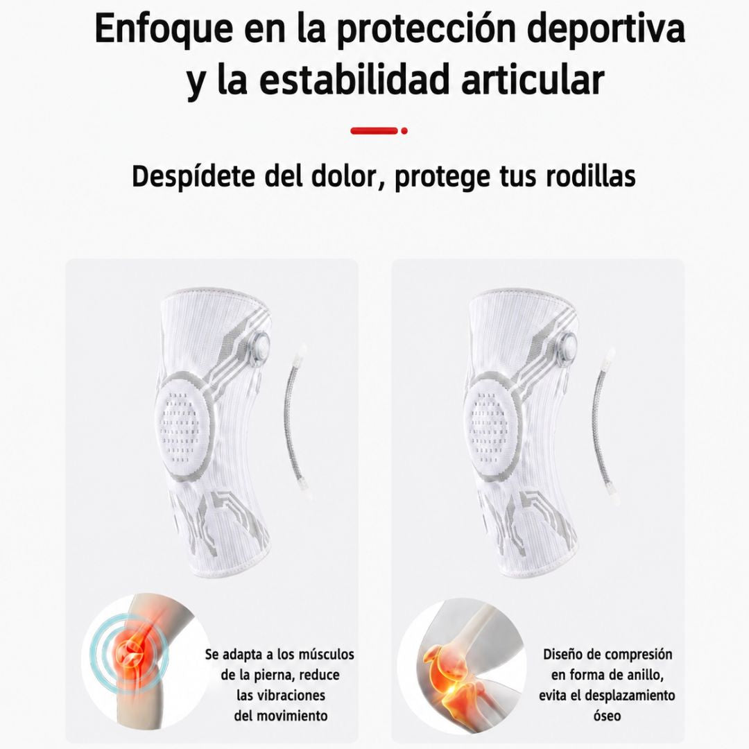 Rodillera de Soporte con Perilla Ajustable